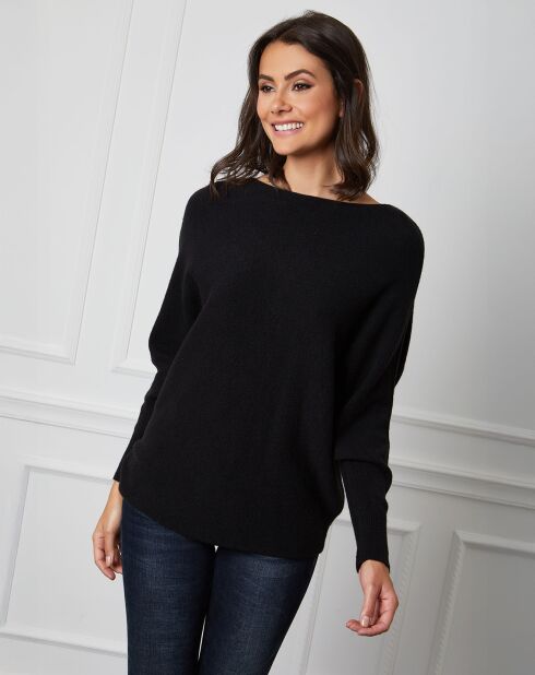 Pull en Cachemire mélangé Lena noir
