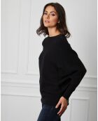 Pull en Cachemire mélangé Lena noir