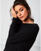 Pull en Cachemire mélangé Lena noir