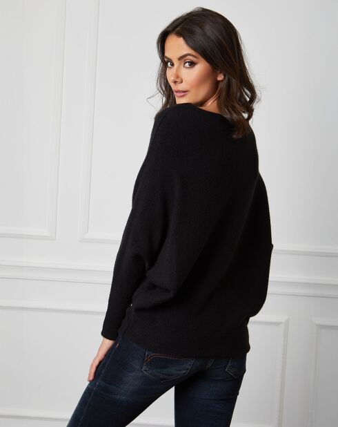 Pull en Cachemire mélangé Lena noir