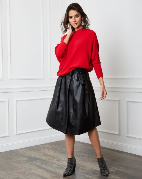 Pull en Cachemire mélangé Lena rouge