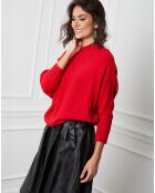 Pull en Cachemire mélangé Lena rouge