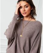 Pull en Cachemire mélangé Lena taupe