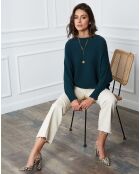 Pull en Cachemire mélangé Lena vert