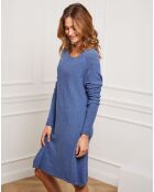Robe Lina indigo