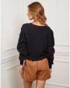 Gilet en Cachemire mélangé Liv noir