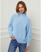 Pull 100% Laine Noa ciel