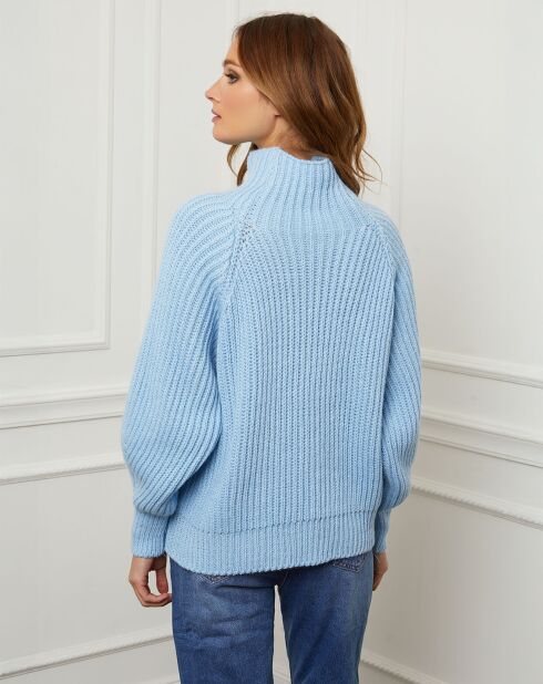Pull 100% Laine Noa ciel