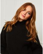 Pull 100% Laine Noa noir