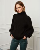 Pull 100% Laine Noa noir