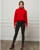 Pull 100% Laine Noa rouge