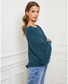 Pull Sarah vert bouteille