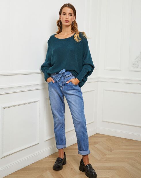 Pull Sarah vert bouteille