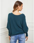 Pull Sarah vert bouteille