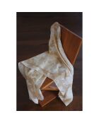 Etole en coton biologique 3ème jour beige - 70x180 cm