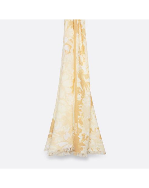 Etole en coton biologique 3ème jour beige - 70x180 cm