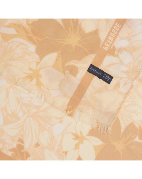 Etole en coton biologique 3ème jour beige - 70x180 cm