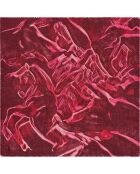 Carré en Laine mélangée Allure fuchsia - 120x120 cm