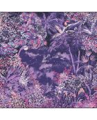 Carré 100% Soie Idylle lilas - 105x105 cm