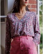 Blouse Melrose aubergine