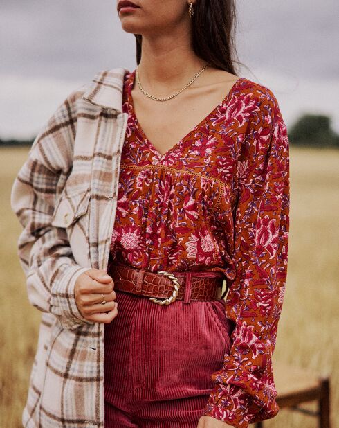 Blouse Melrose camel