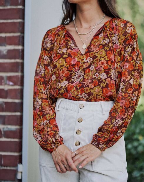 Blouse Medie marron
