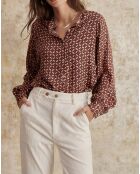 Chemise Gelina marron