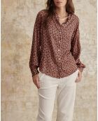 Chemise Gelina marron