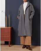 Manteau en Laine mélangée Tracy granit