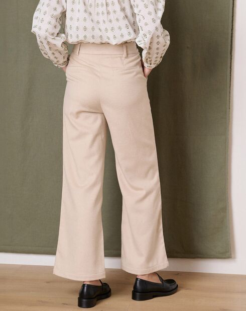 Pantalon en Laine mélangée Toby beige