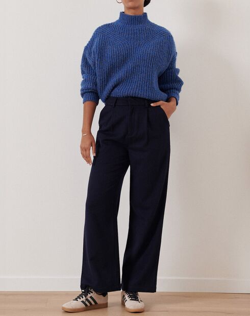 Pantalon en Laine mélangée Toby marine