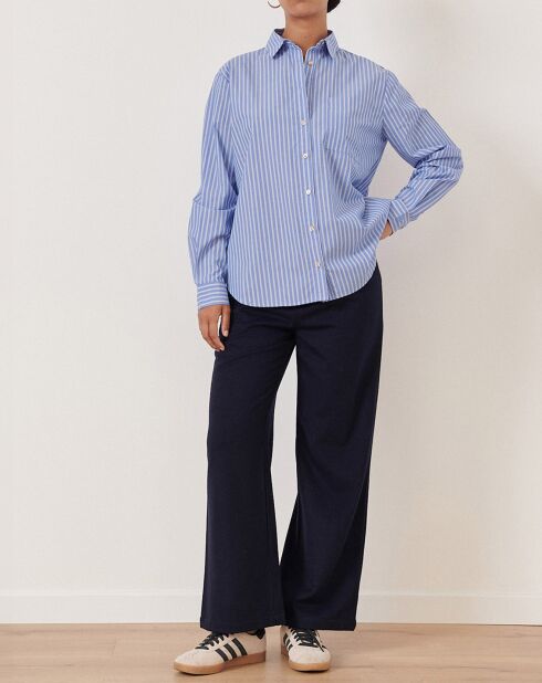 Chemise Ted bleue