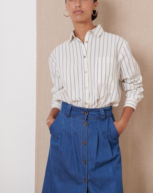 Chemise Ted écrue