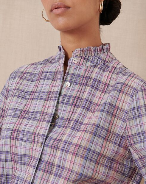 Blouse Tea bleue