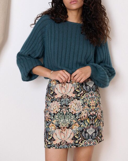 Pull en Angora mélangé Timothe émeraude