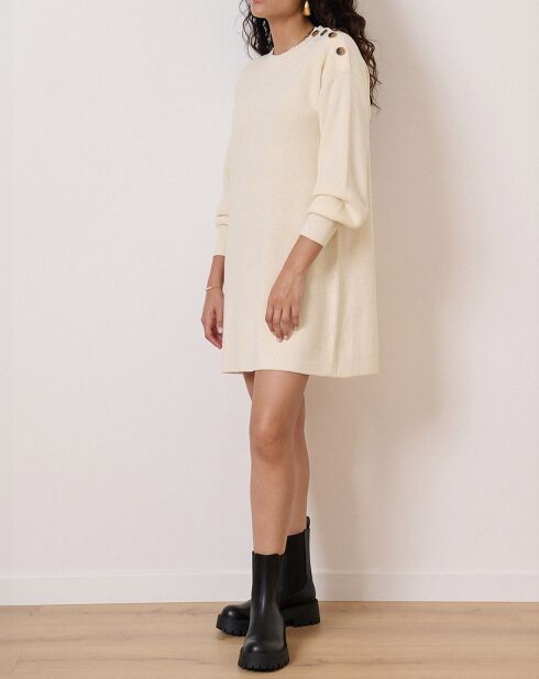 Robe en Laine mélangée Tiphaine écrue