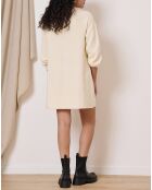 Robe en Laine mélangée Tiphaine écrue