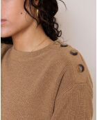 Robe en Laine mélangée Tiphaine mocha