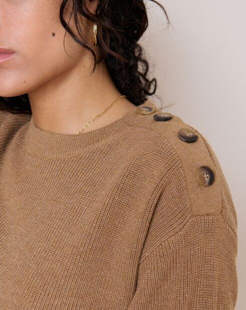Robe en Laine mélangée Tiphaine mocha