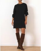 Robe en Laine mélangée Tiphaine noire
