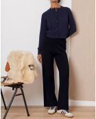 Pantalon en Laine mélangée Simon noir
