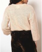 Pull en Laine mélangée Tiana beige