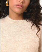 Pull en Laine mélangée Tiana beige