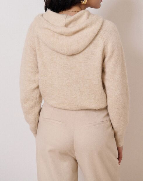 Gilet en Laine mélangée Timmy beige