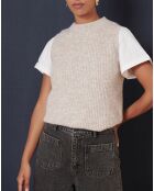 Pull en Laine mélangée Tiny écru