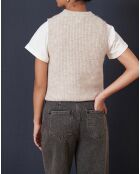 Pull en Laine mélangée Tiny écru