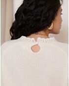 Pull en Laine mélangée Tiziri écru