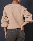 Gilet en Laine mélangée Tibet beige