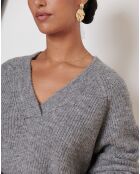 Pull en Laine mélangée Tinsley gris