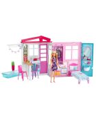 Maison de poupée Barbie avec accessoires et poupée - 3 ans et +
